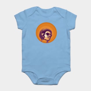 Stevie Wonder (Orange/Purple) Baby Bodysuit